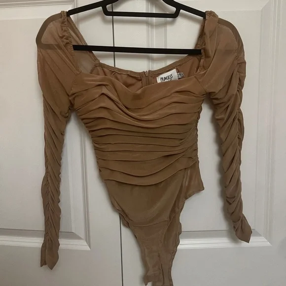 Princess Polly Ruched Bodysuit “Delaney Bodysuit” - Picture 1 of 5